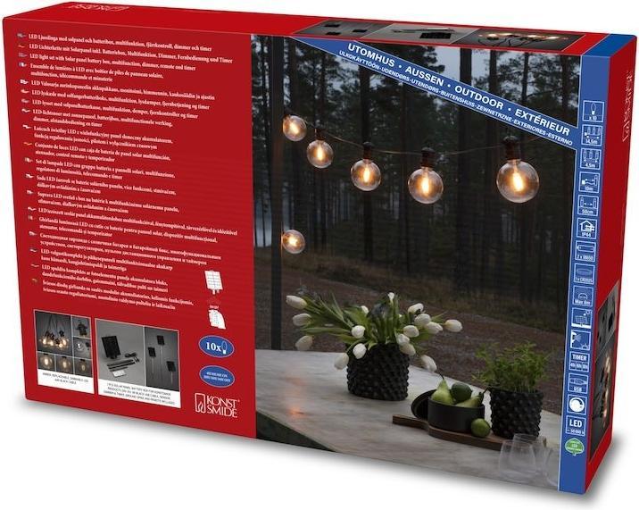 Produktbild Konstsmide LED Solar Biergartenkette (14.50 m)