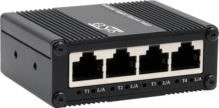 Actual product image Exsys Industr. Ethernet Micro Switch 5x 1 Gbps (5 Ports)