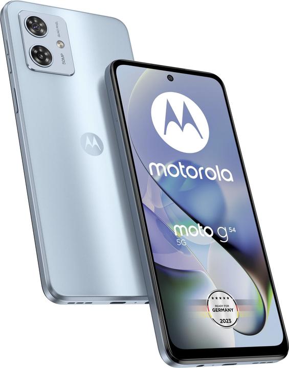 Motorola Moto G54 (256 GB, Glacier Blue, 6.50", SIM + eSIM, 50 Mpx, 5G)