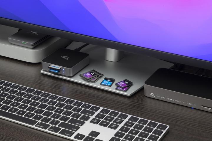 Actual product image OWC Atlas Dual CFexpress + SD Card Reader (USB 3.2 Gen 2, USB-C)