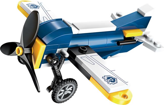 Produktbild Qman Polizei Helikopter 8 in 1