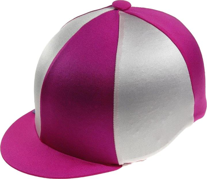 Capz zweifarbige Reithelm Cover aus Lycra (One Size)