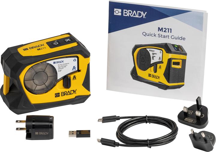 Image du produit Brady Imprimante d'étiquettes M211, imprimante mobile à transfert thermique, 203dpi, largeur max. 19.05 (203 dpi)