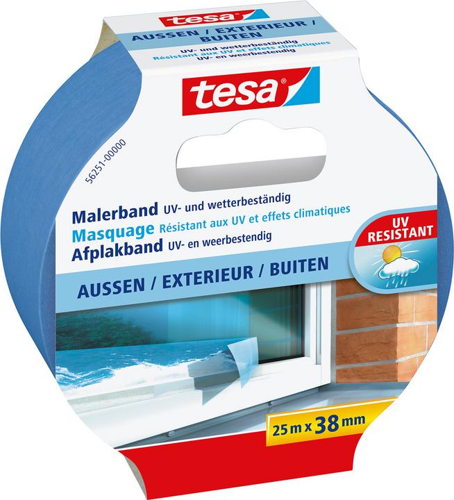 Produktbild tesa Malerkrepp OUTDOOR, Malerband für den Aussenbereich (38 mm)