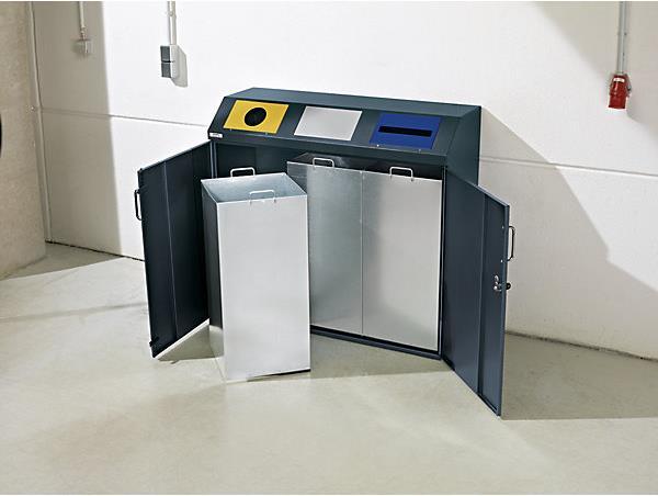 Actual product image eurokraft pro Recyclables collection cabinet (100 l)