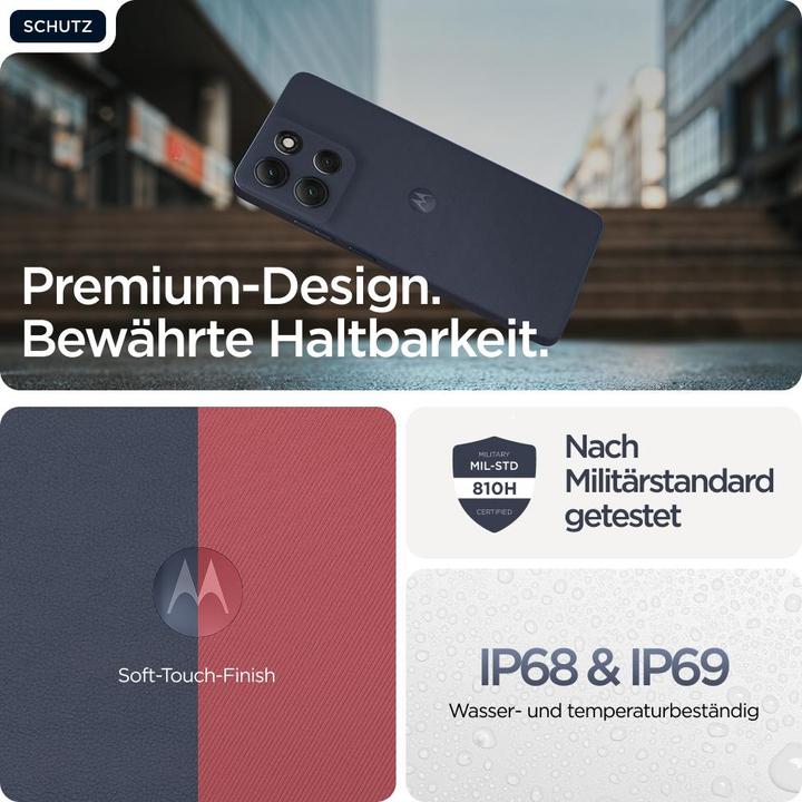 Produktbild Motorola Moto G86 (256 GB, Dark Blue, 6.67", Dual SIM, 50 Mpx, 5G)