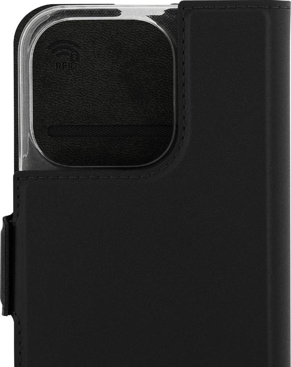 Produktbild Wave BookCase -suojakotelo, MagSafe-yhteensopiva, iPhone 15 Pro, musta (Apple iPhone 15 Pro)