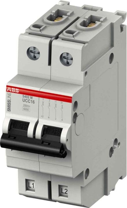 Actual product image ABB S402M-UCC20 S402M-UCC20 C,20A,250V DC,2pole,Icu=10k A
