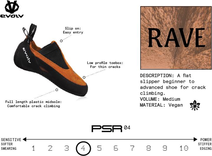 Immagine prodotto Evolv Scarpe da arrampicata Rave (42)