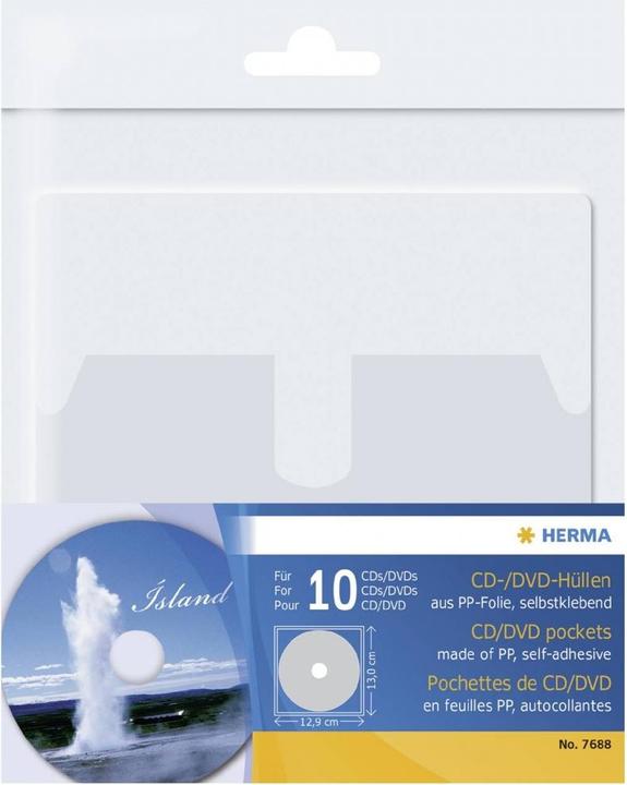 Produktbild HERMA CD/DVD Hüllen