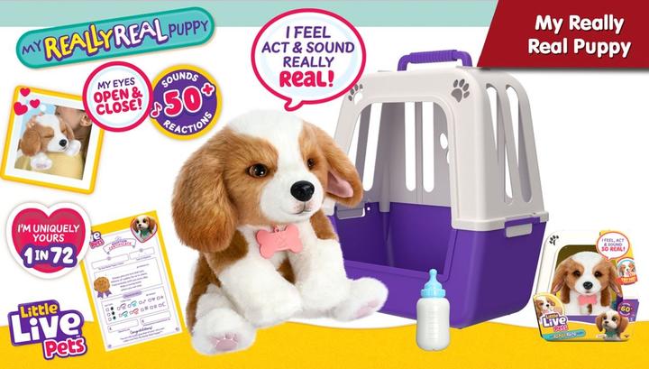 Actual product image Little Live Pets My Really Real Puppy - Patches (16.50 cm)