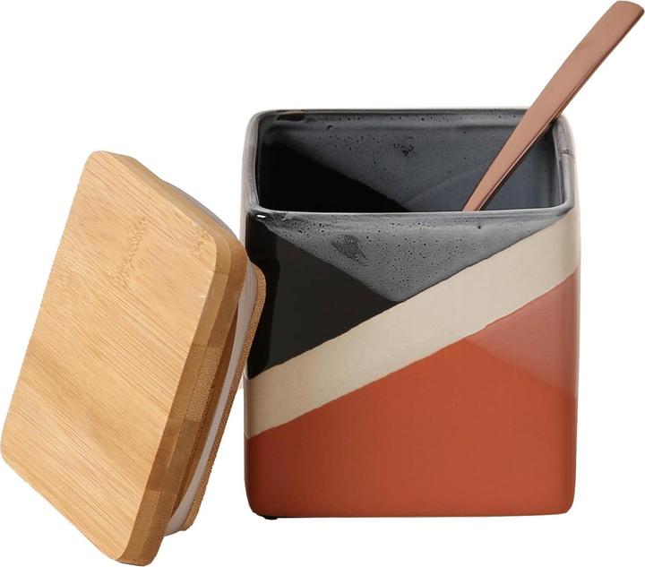 Schwarz, Braun, Grau, Orange
