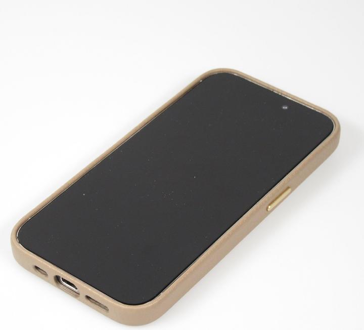 Immagine prodotto PhoneLook Copertina in pelle di vitello di lusso completamente granulata con pulsanti in metallo e MagSafe (Apple iPhone 15 Pro)