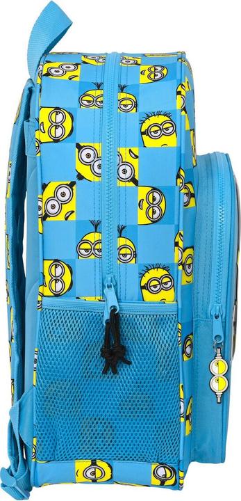 Image du produit Minions Sac à dos scolaire Minionstatic bleu (33 x 42 x 14 cm) (14 l)
