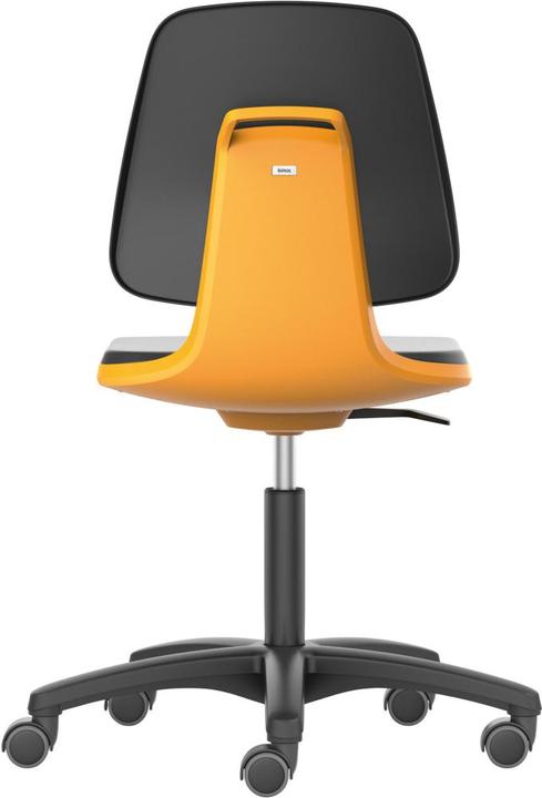 Magni Stuhl Labsit 2 orange Integr.Schaum,m.Rollen 4016849591957
