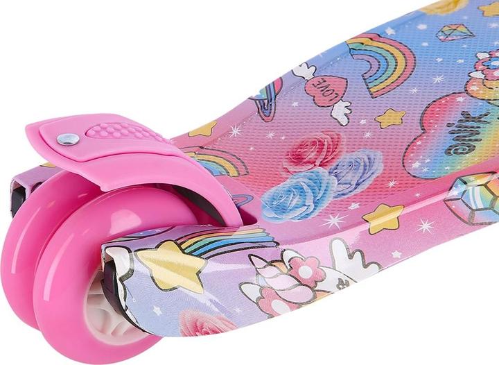Actual product image Nils Fun Hlb15 Pink LED Kids Scooter