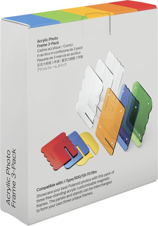 Produktbild Polaroid Acrylic Photo Frame - Coloured - 3 Pack