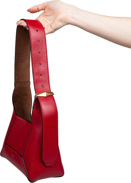 Immagine prodotto Jimmy Choo diamond hobo/s shoulder bag in red leather