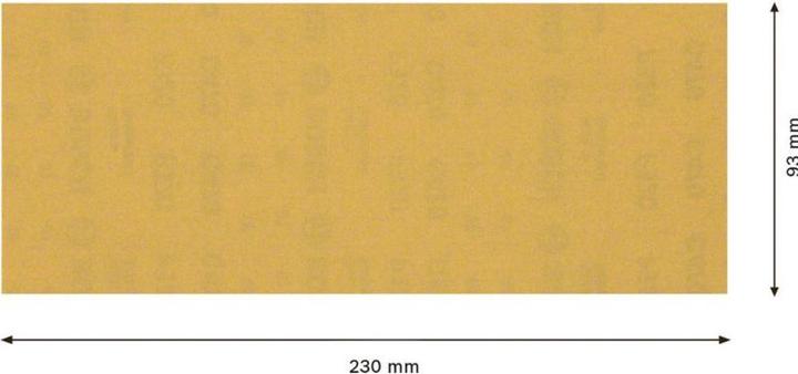 Productafbeelding Bosch Professional Zubehör Expert C470 Schuurpapier zonder gaten voor vlakschuurmachine, 93 x 230 mm, G 320, 10 st. (320)