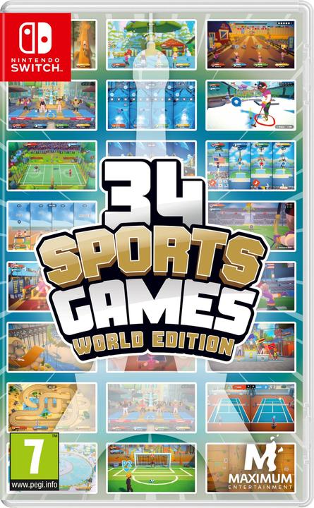 Immagine prodotto Maximum Games 34 Sports Games - World Edition (Switch, Switch Lite, Switch OLED, EN, FR, IT)