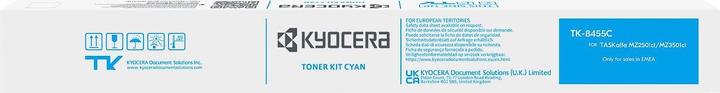 Actual product image Kyocera Toner cyan TK-8455 ca. 12.000S. TASKalfa MZ2501/MZ3501 (C)