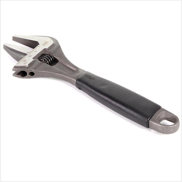 Produktbild Bahco ERGO 38-mm-Rollgabelschlüssel mit extragrosser Öffnungsweite, Zentralmutter und Gummigriff, phospha (38 mm)