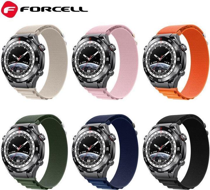 Produktbild Forcell Strap F-DESIGN FS05 strap for SAMSUNG Watch 20 mm black (20 mm, Polyester)