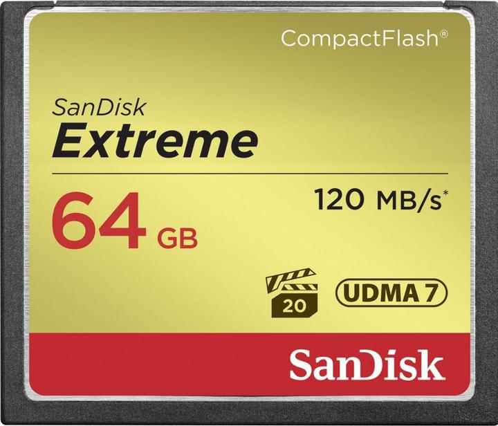 Actual product image SanDisk Extreme (64 GB, CF)