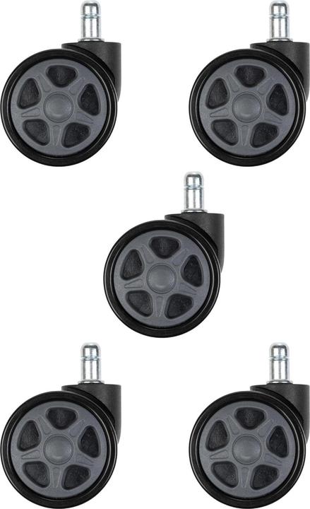 Onit Roulettes Premium pour chaises de jeu Lot de 5