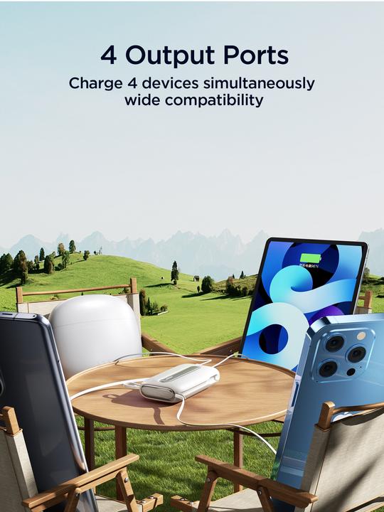 Produktbild Joyroom PowerBank JR-L012 Plus 22.5W 20000mAh (white) (20000 mAh, 22.50 W)