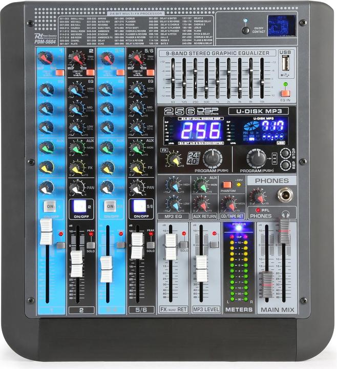 Power Dynamics Table de mixage PDM-S604 (Studio et mixeur live)