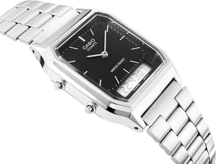 Actual product image Casio Vintage Aq-230a-1dmqyes (Digital watch, Analogue wristwatch, 27.80 mm)