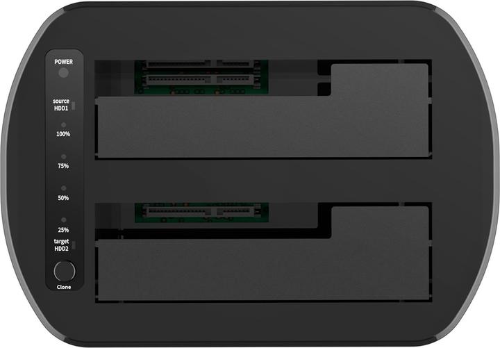 Immagine prodotto Aisens ESTACION DOCKING DOBLE ASDS-D03B SATA 2.5 3.5 A USB 3.0 3.1 GEN1 CLONE (3.5", 2.5")