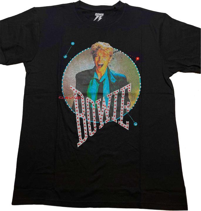 Image du produit David Bowie Unisexe Adulte 83 Vintage Embelli T-shirt (XXL)