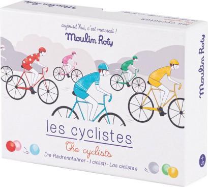 Immagine prodotto Moulin Roty Gioco con 6 ciclisti e biglie
