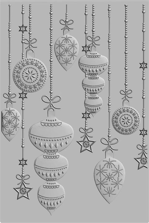 Produktbild Sizzix 3D-Prägeschablone "Sparkly Ornaments"