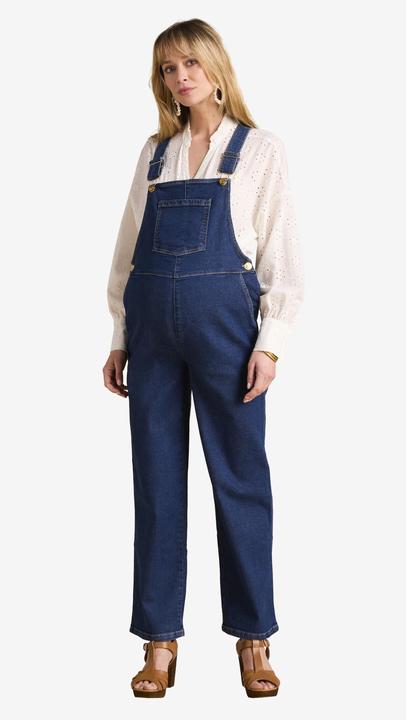 Produktbild Envie de Fraise Weite Umstands-Latzhose aus waterless-Denim (36)