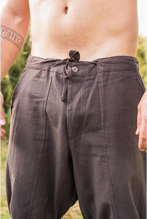 Image du produit Carbone Pantalon viking avec laçage des jambes Magnus (S)