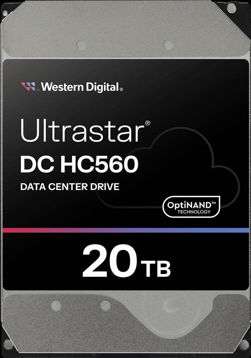 Image du produit WD ULTRSTAR DC HC560 20TB 3.5 SAS (20 To, 3.5", CMR)