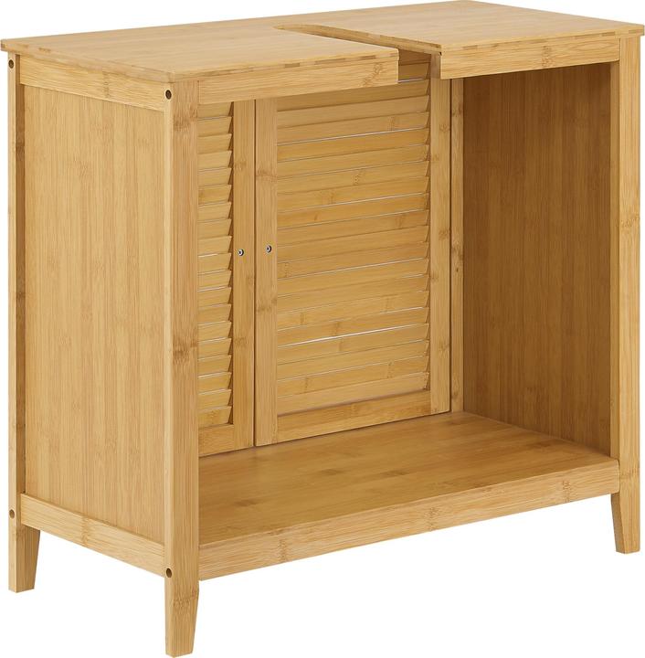 Immagine prodotto En.Casa Mobile lavabo in bambù Värmdö 60x67x30cm (60 x 67 x 30 cm)