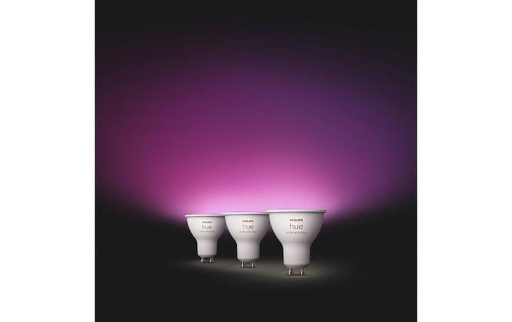 Actual product image Philips Hue White & Color Ambiance (GU10, 4.20 W, 400 lm, 3 x, E)