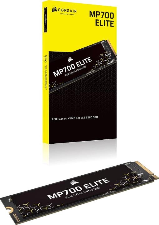 Actual product image Corsair SSD 1TB M.2 PCI-E NVMe Gen5 MP700 Elite NH (1000 GB, M.2 2280)