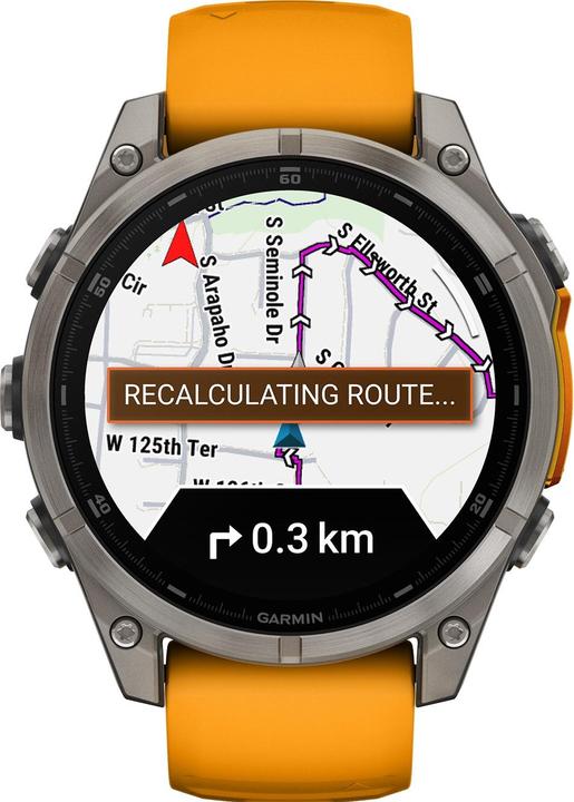 Actual product image Garmin Fenix 8 AMOLED Sapphire Titan (47 mm)