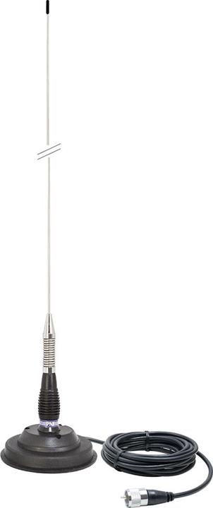 Actual product image PNI CB antenna ML100, length 100 cm, 26-30 MHz, 250 W, 125 mm magnet included in scope of delivery
