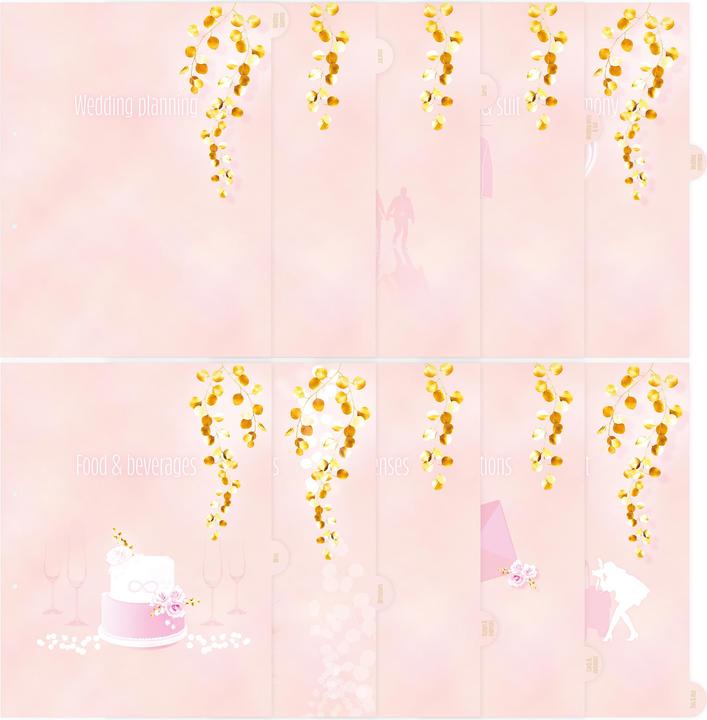 Produktbild HERMA Hochzeitsordner A4 (A4, 60 mm, 1 Stück)