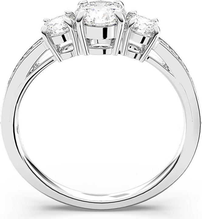 Produktbild Swarovski Attract Trilogy Ring Gemischte Rundschliffe Weiss (60)