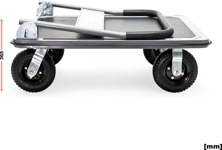 Produktbild Wiltec Plattformwagen 300kg 895x610x710mm Transportwagen klappbar Sackkarre (300 kg)