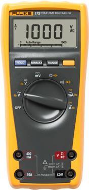 Image du produit Fluke 175 True RMS, LCD, AA, 90 mm, 43 mm, 185 mm, 420 g