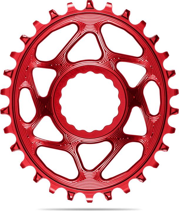 Image du produit AbsoluteBLACK aBLACK MTB OVAL RaceFace Cinch Direct Mount BOOST 148 (3mm offset) RED ROT (30)