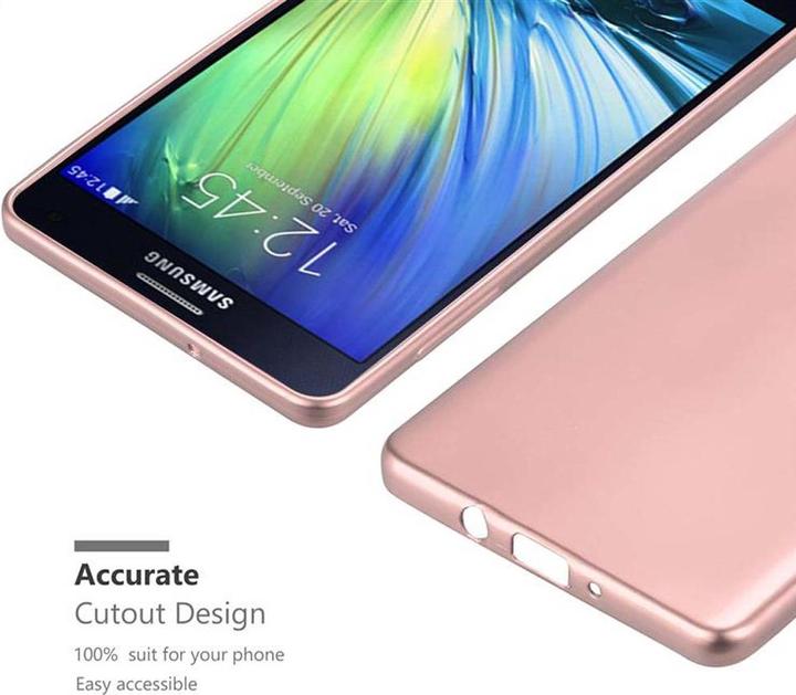 Productafbeelding Cadorabo TPU Matte Metallic hoes (Samsung Galaxy A7)